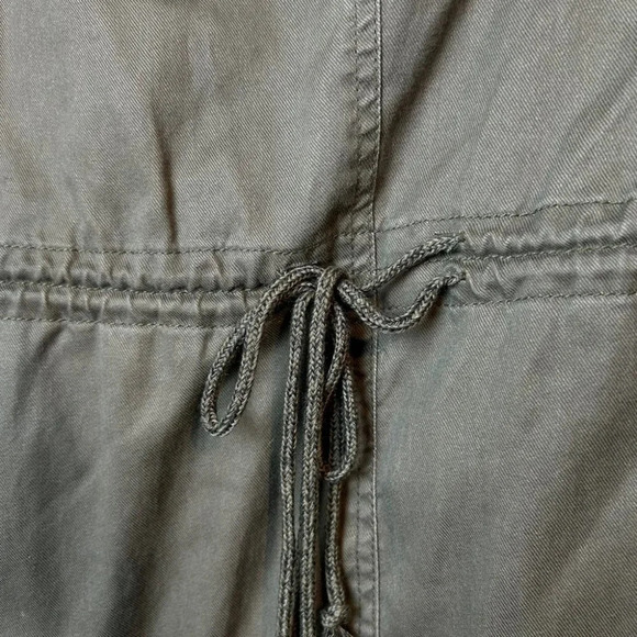 Hei Hei Anthropologie Cascade Anorak Jacket Army Green &  Grey - Picture 6 of 9